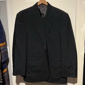 Stafford Black Suit - Size 42S